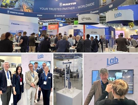 Stand LAB et MARTIN à IFAT Munich 2026 présentant des solutions de traitement des fumées, retrofit et captage du CO₂ pour les unités Waste-to-Energy