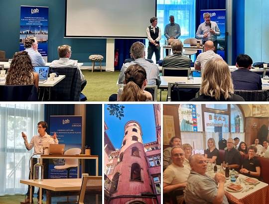 Vortrag von LAB auf dem VGBE Flue Gas Cleaning 2026 Workshop in Lyon zu Rauchgasreinigung, Emissionsminderung und CO₂-Abscheidung nach der Verbrennung.