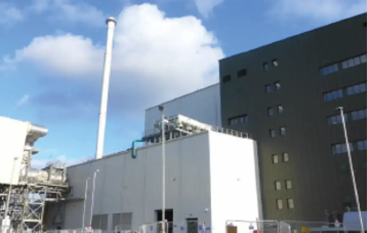 Installation de traitement des fumées pour une unité de valorisation énergétique des déchets à Earls Gate conçue par LAB