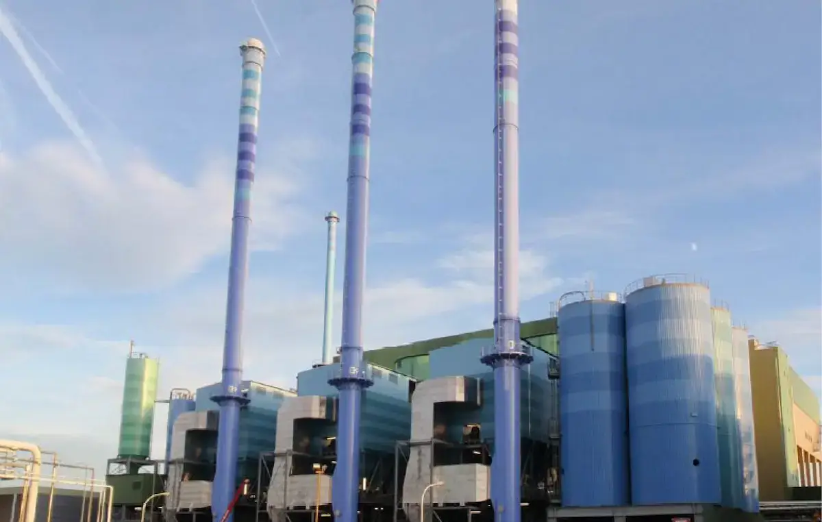 Installation industrielle de Frankfurt équipée de la technologie SecoLAB de LAB pour le traitement des fumées et la réduction des émissions atmosphériques