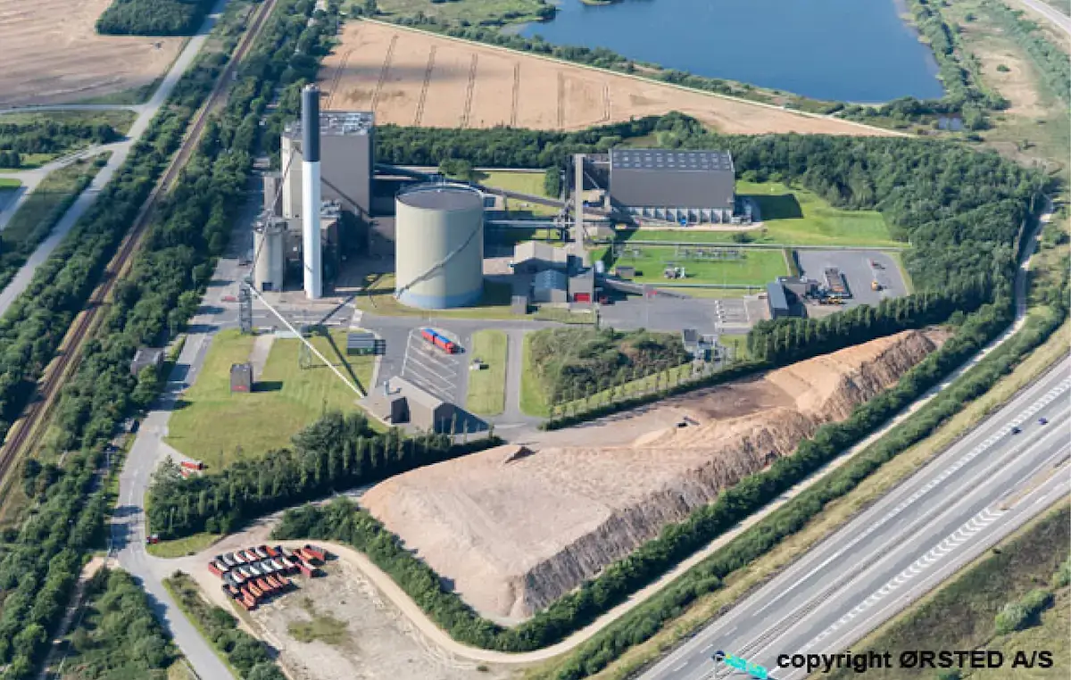 Biomass power plant in Herning, Denmark