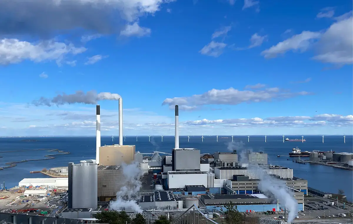 HOFOR biomass power plant in Denmark