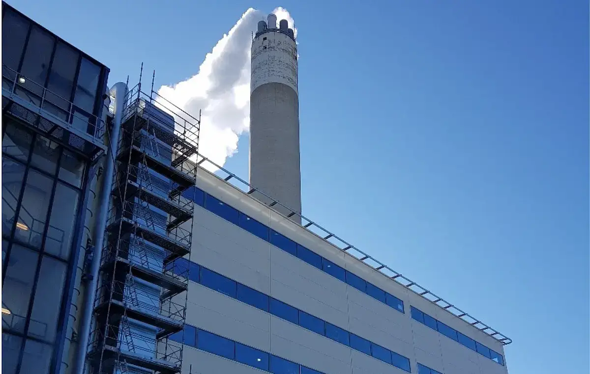 Installation de traitement des fumées pour une unité de valorisation énergétique des déchets Högdalen P8 conçue par LAB