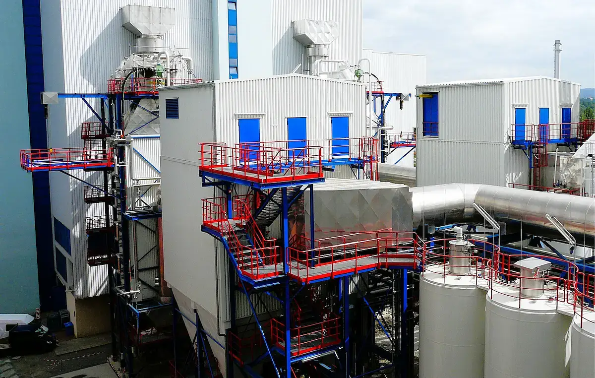 Kassel industrial plant equipped with LAB SecoLAB technology for flue gas treatment and atmospheric emission reduction