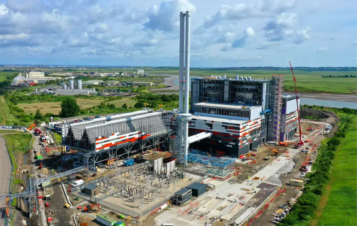 Müllheizkraftwerk in Kemsley, Vereinigtes Königreich