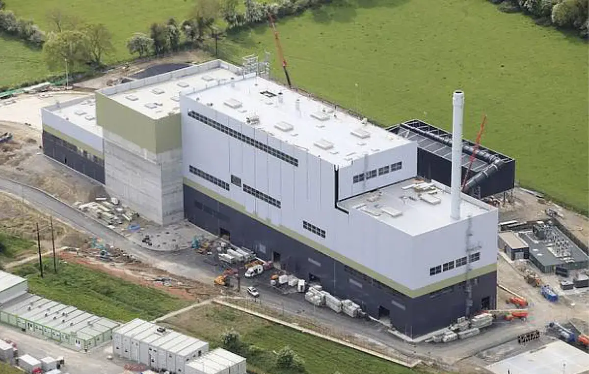 Meath Waste-to-Energy plant featuring LAB SECOLAB dry flue gas treatment technology for advanced emission control