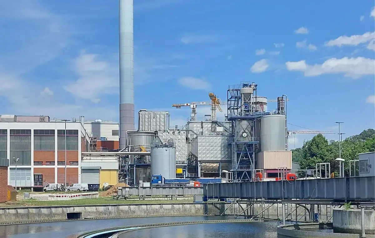 Installation de traitement des fumées pour une unité d'incinération des boues à Stuttgart conçue par LAB