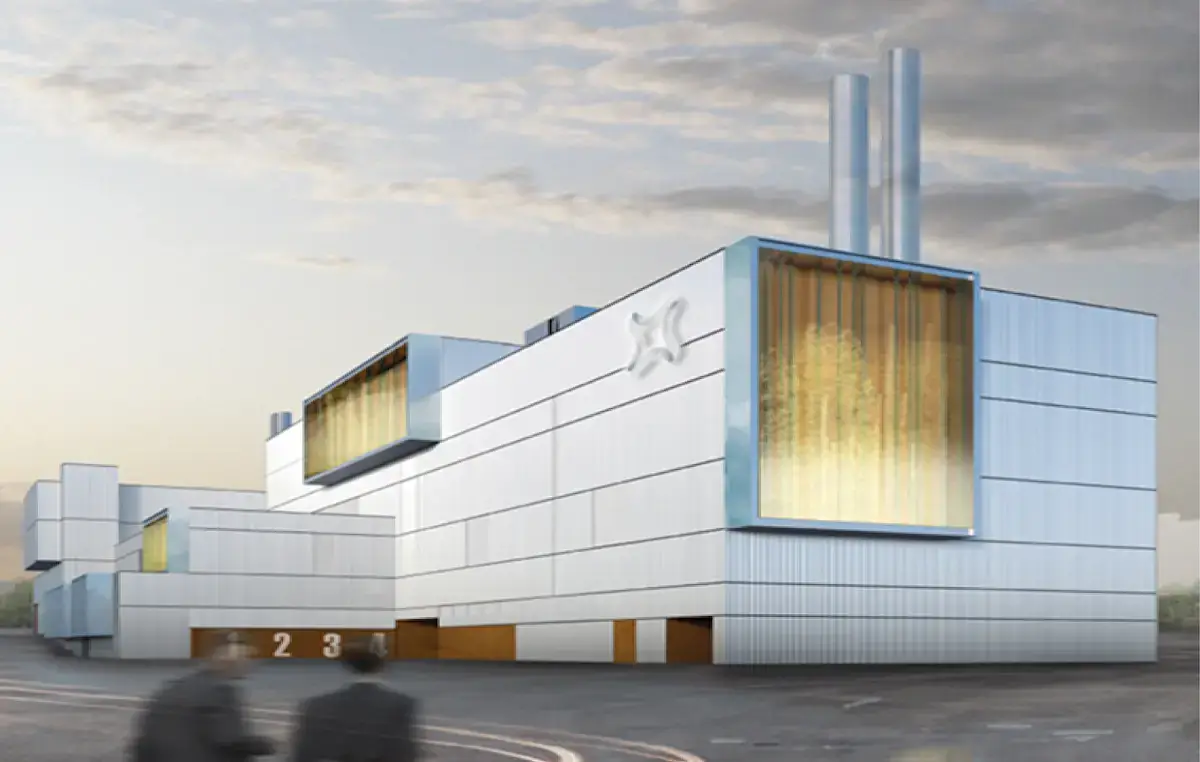 Installation de traitement des fumées pour une unité de valorisation énergétique des déchets ZRE à Hambourg conçue par LAB