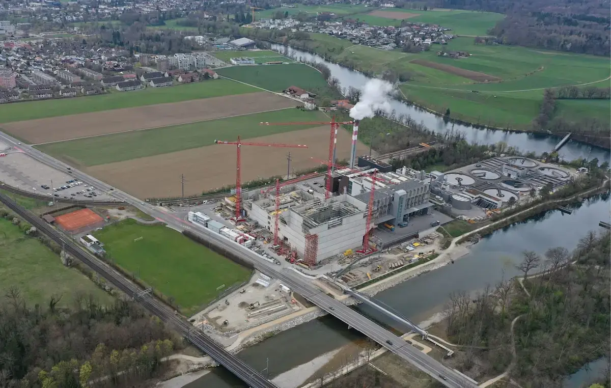 Installation de traitement des fumées pour une unité de valorisation énergétique des déchets à Zuchwil conçue par LAB