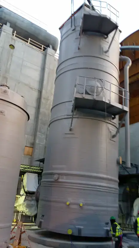 Système d’humidification utilisé dans le traitement des fumées pour le contrôle des émissions par LAB