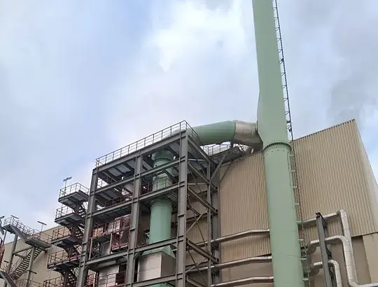 Flue gas condensation system by LAB at Borsigstraße Waste-to-Energy plant in Hamburg