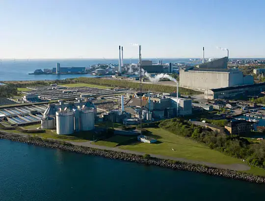 BIOFOS sludge incineration plant in Copenhagen with flue gas treatment system